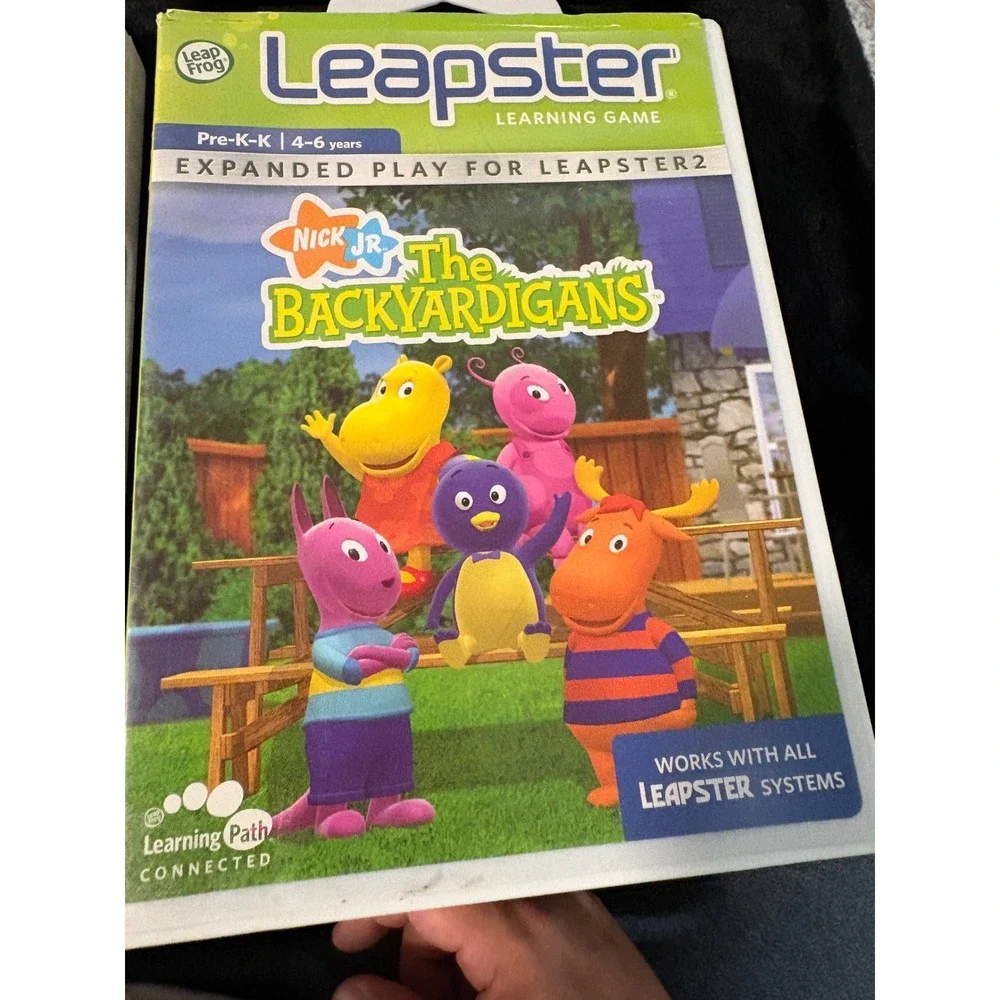 LeapFrog Leapster Learning Game Lot of 6 Nemo Princess Backyardigans Pet Pals